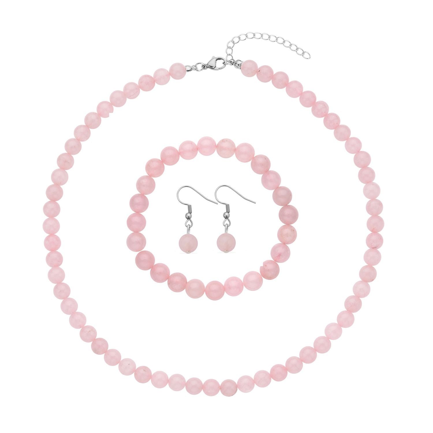 Rosenquarz Beads Sets