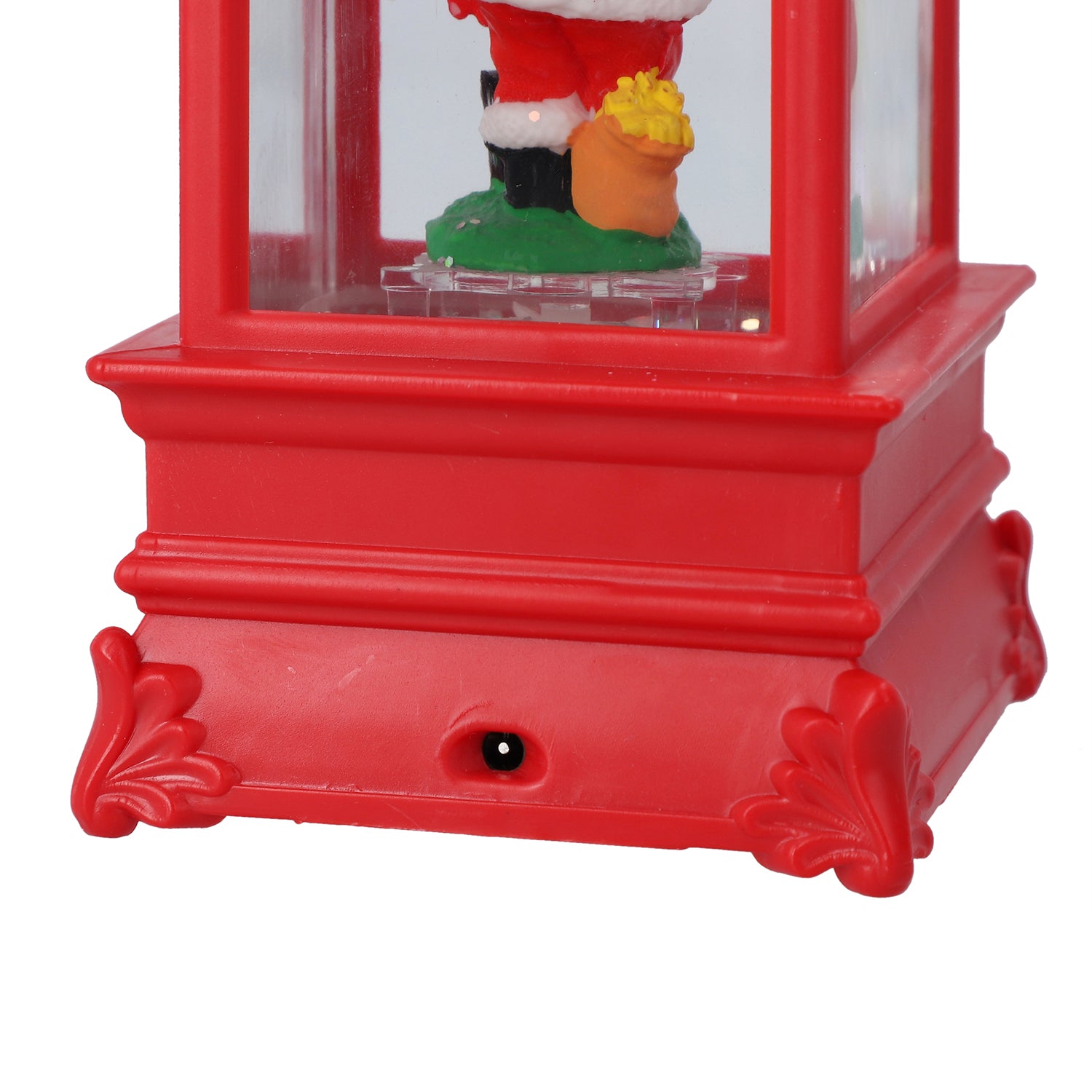 Laterne mit warmer Beleuchtung und Musik Rot