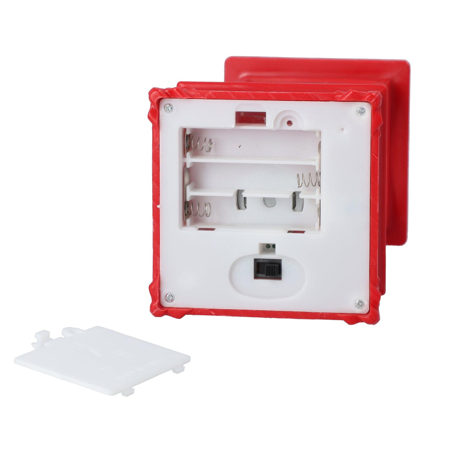 Laterne mit warmer Beleuchtung und Musik Rot